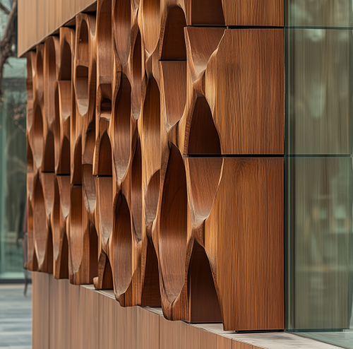 Carved Woodscape, Distinction at the Output Design Award 2023, by Sato Momoka